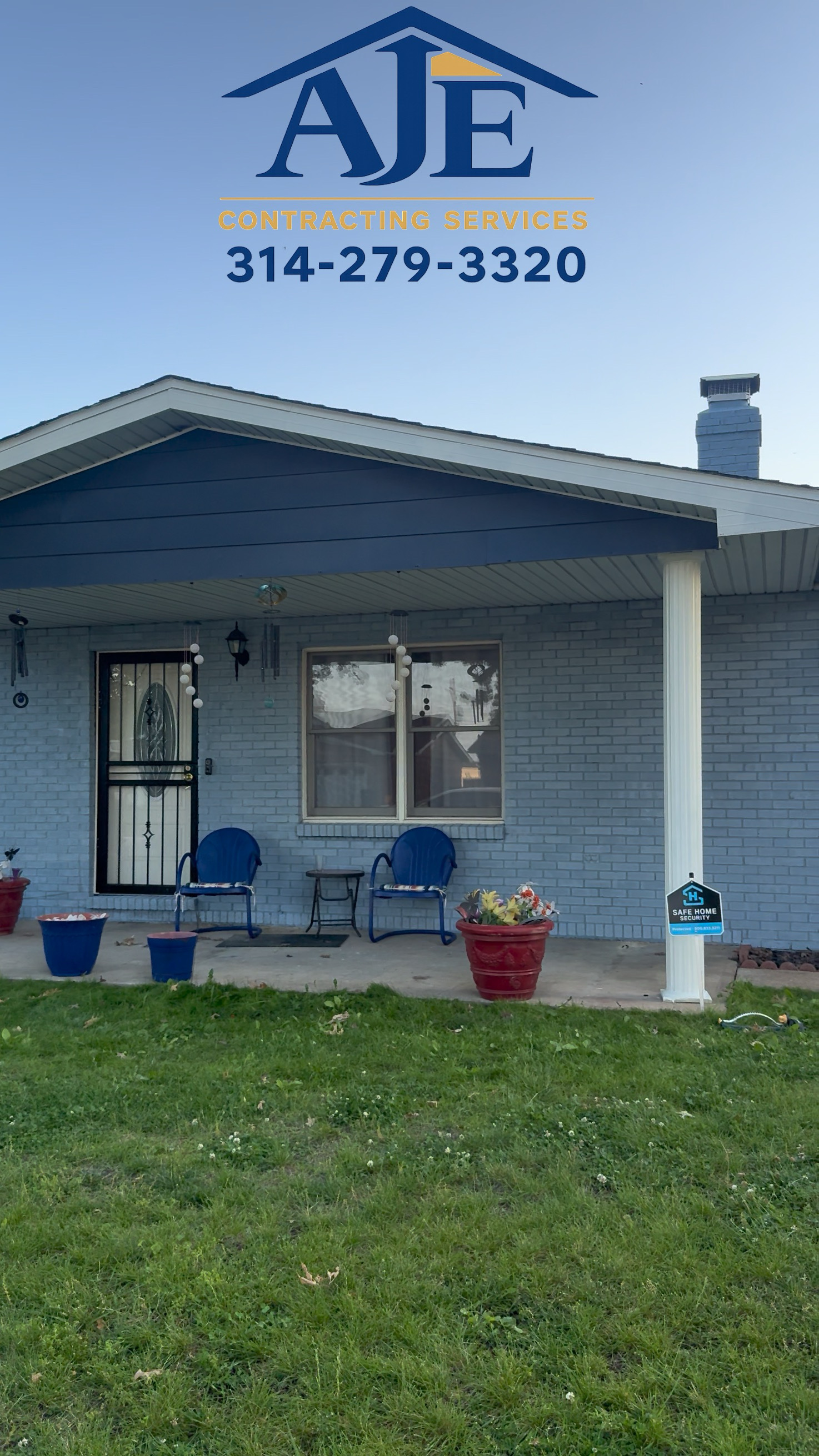 Finished AJE Contracting Services exterior project video preview